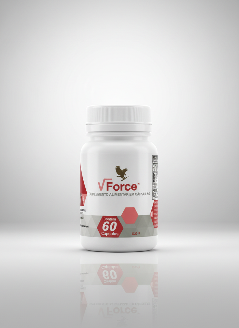 Zinco - Vitaminas B1, 2, 6, 12 e Vitamina E - 60 cápsulas - VForce Forever